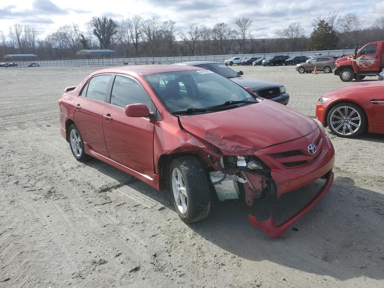 2012 Toyota Corolla VIN 5YFBU4EE5CP043820 Copart auction photo, front end damage thumbnail 4