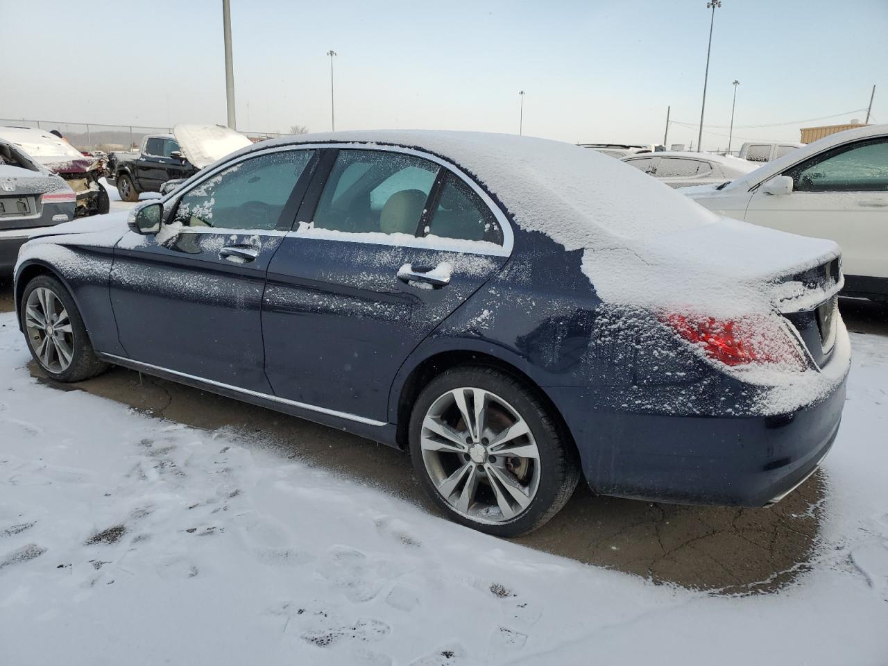 2015 Mercedes-Benz C-klasse VIN 55SWF4KB3FU068008 Copart auction photo, front end damage thumbnail 2