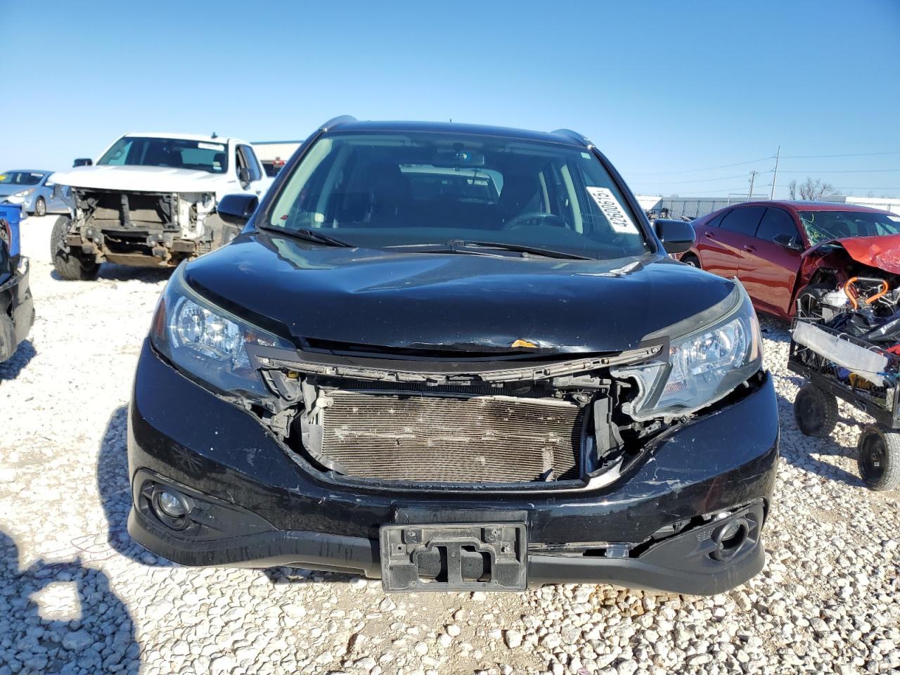 2014 Honda CR-V VIN 2HKRM3H71EH547061 Copart auction photo, front end damage thumbnail 5