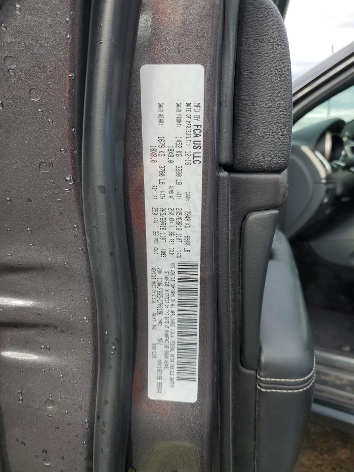 2017 Jeep Grand Cherokee VIN 1C4RJFBG5HC706196 Copart auction photo, front end / hail damage thumbnail 14
