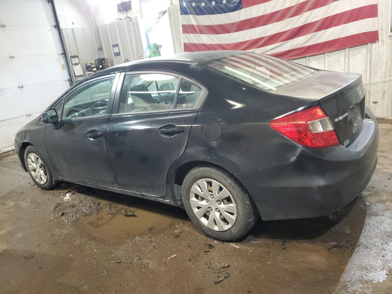 2012 Honda Civic VIN 2HGFB2F55CH559726 Copart auction photo, minor dent/scratches damage thumbnail 2