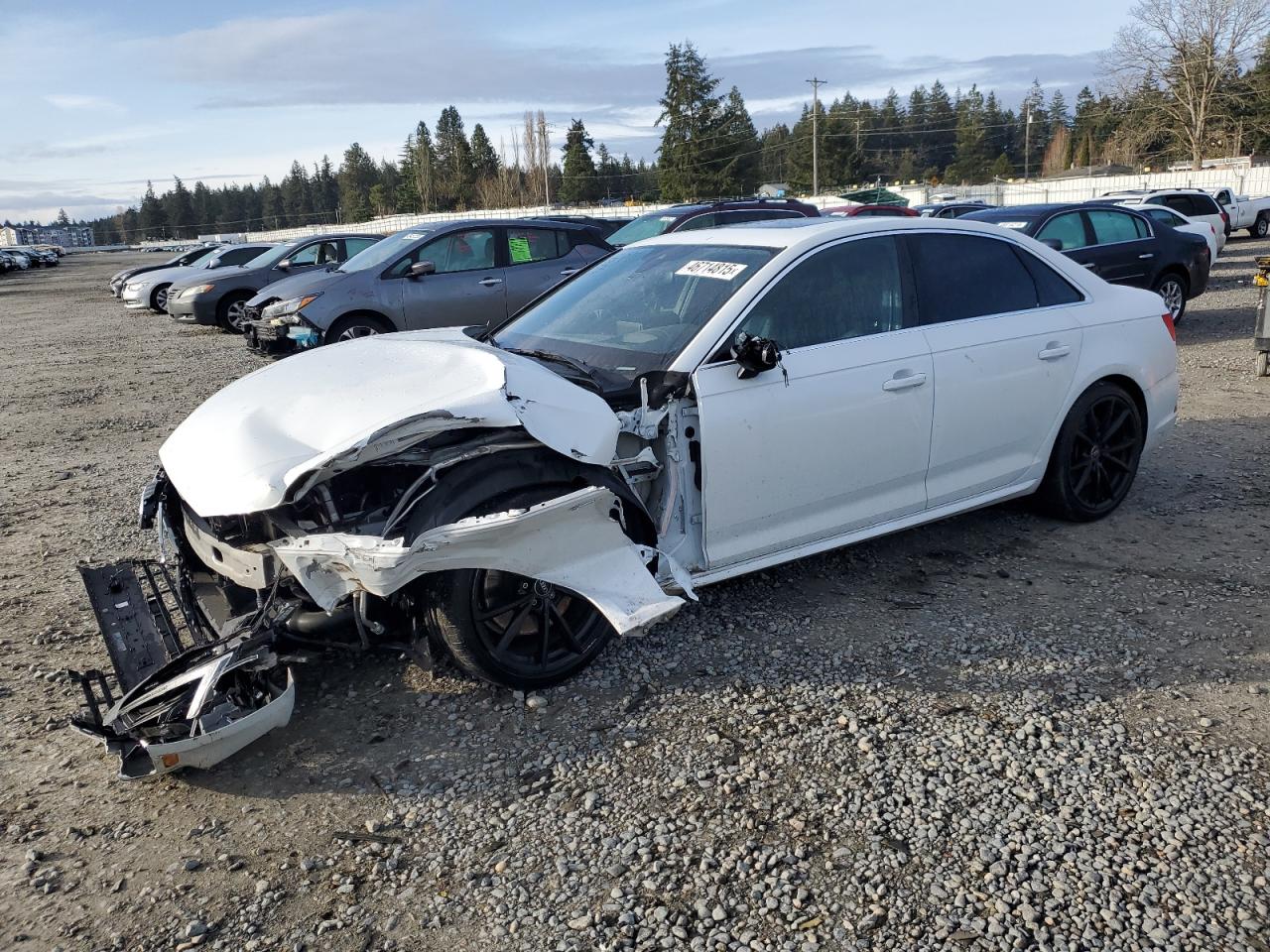 2017 Audi A4 VIN WAUFNAF45HN035544 - Copart auction photo