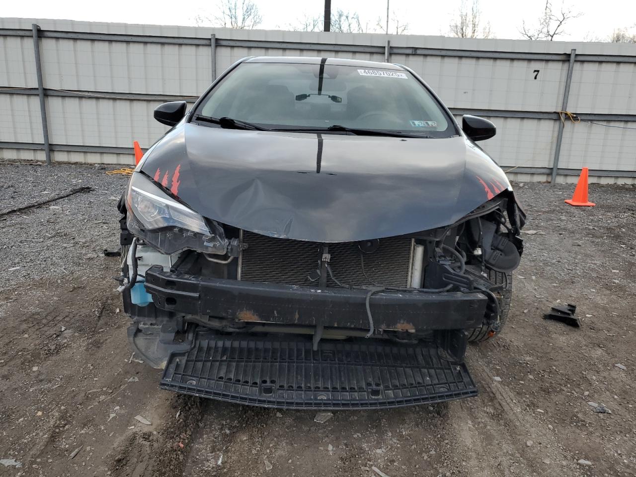2017 Toyota Corolla VIN 2T1BURHE4HC893714 Copart auction photo, front end damage thumbnail 5