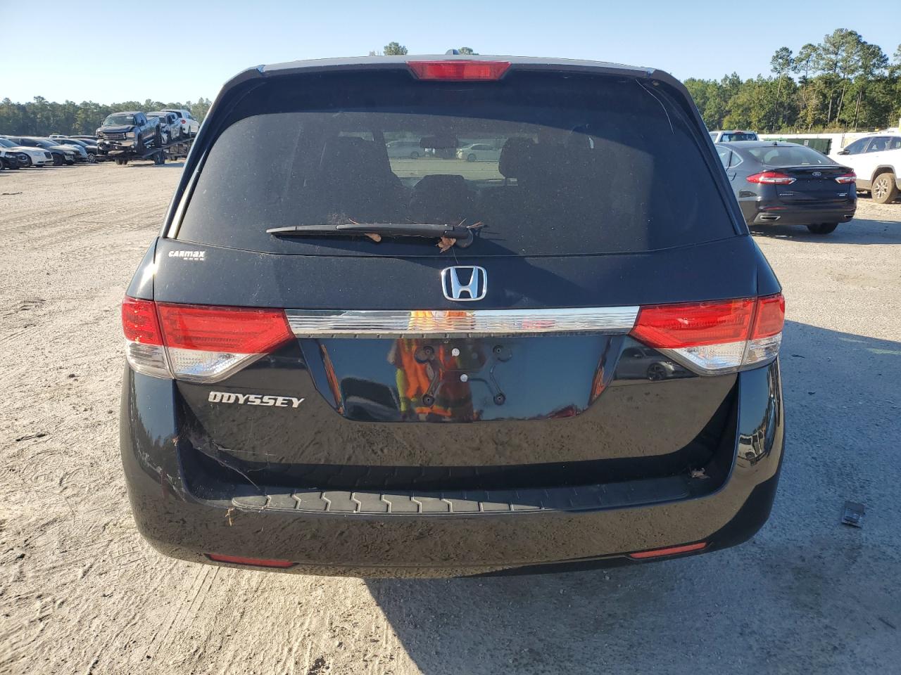 2014 Honda Odyssey VIN 5FNRL5H67EB066686 Copart auction photo, side damage thumbnail 6