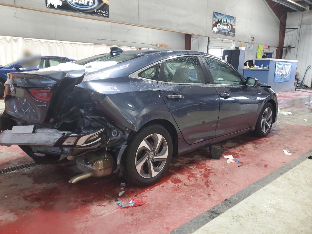 2019 Honda Insight VIN 19XZE4F18KE013458 Copart auction photo, rear end / front end damage thumbnail 3