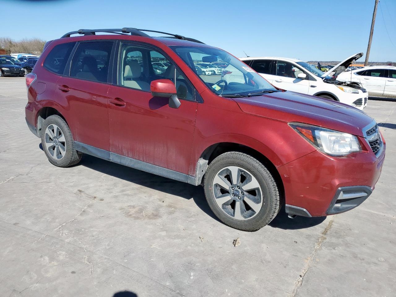 2017 Subaru Forester VIN JF2SJAEC9HH808781 Copart auction photo, hail damage thumbnail 4