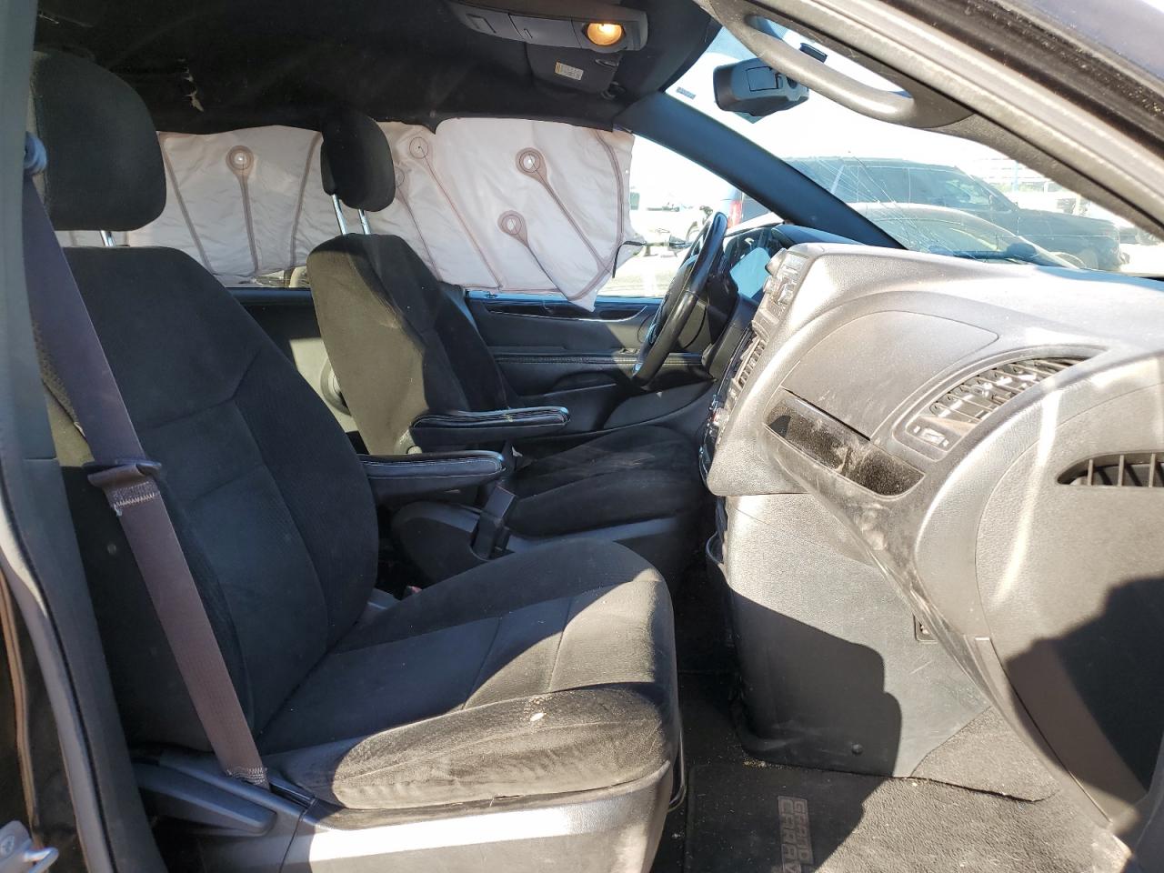 2015 Dodge Caravan VIN 2C4RDGBG9FR664116 Copart auction photo, front end / side damage thumbnail 7