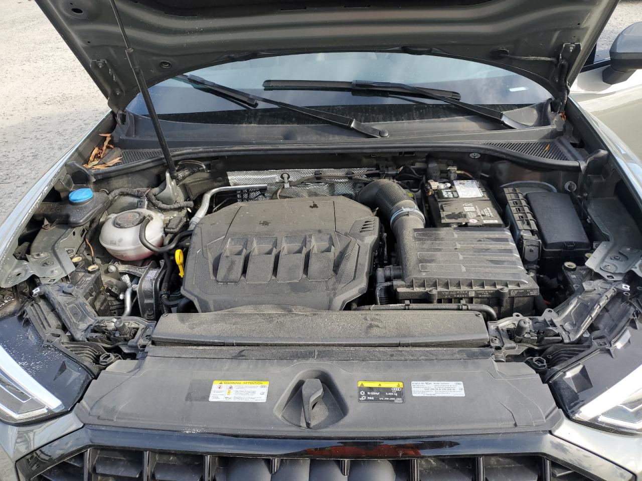 2022 Audi Q3 VIN WA1EECF30N1033957 Copart auction photo, all over damage thumbnail 13