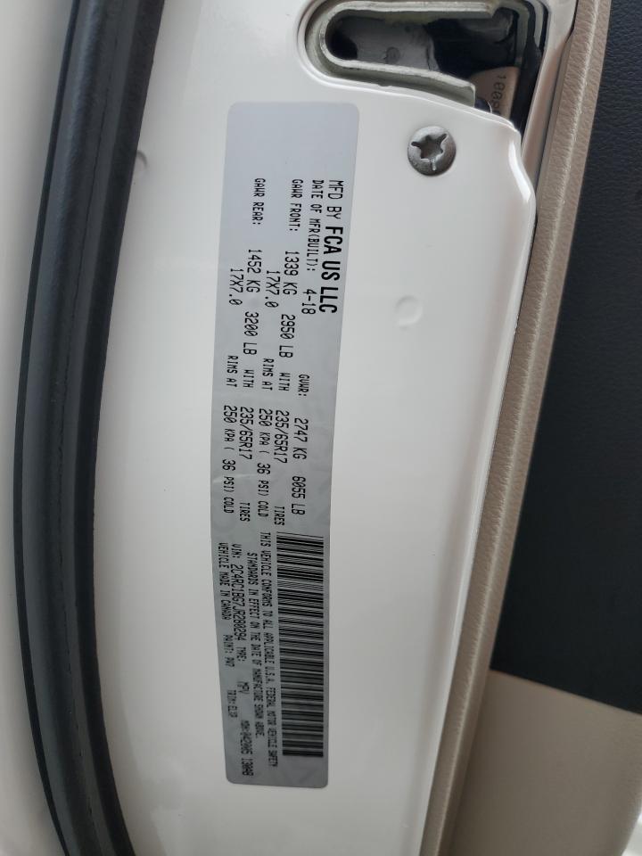 2018 Chrysler Pacifica VIN 2C4RC1BG7JR280294 Copart auction photo, rear end / minor dent/scratches damage thumbnail 14