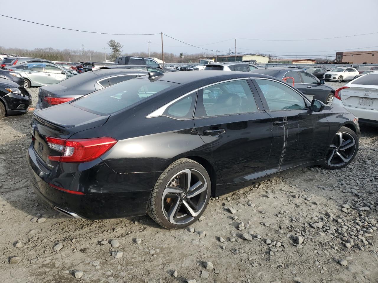 2022 Honda Accord VIN 1HGCV1F36NA072247 Copart auction photo, replaced vin damage thumbnail 3