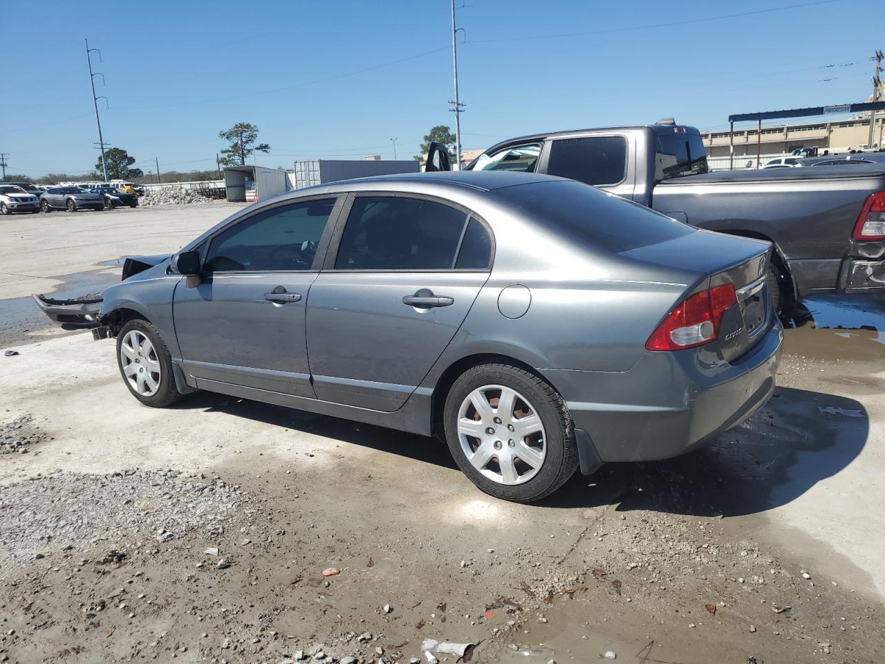 2011 Honda Civic VIN 19XFA1F51BE004424 Copart auction photo, front end damage thumbnail 2