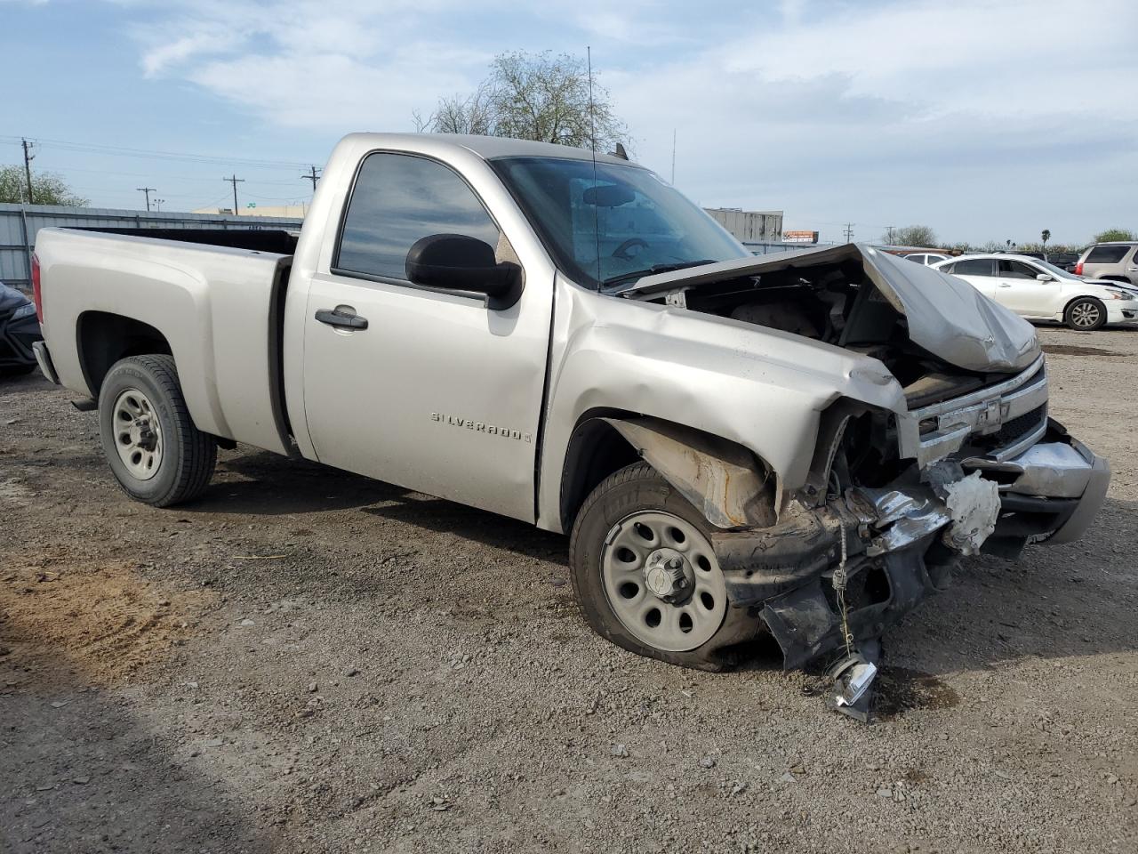 2009 Chevrolet Silverado VIN 1GCEC14X69Z133834 Copart auction photo, front end damage thumbnail 4