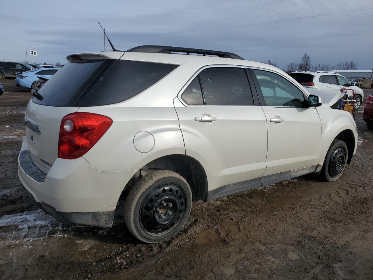 2012 Chevrolet Equinox VIN 2GNALPEK4C1280018 Copart auction photo, front end / side damage thumbnail 3