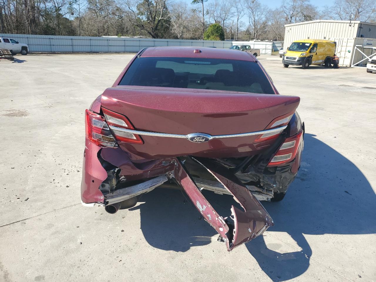 2015 Ford Taurus VIN 1FAHP2D83FG189260 Copart auction photo, rear end / minor dent/scratches damage thumbnail 6