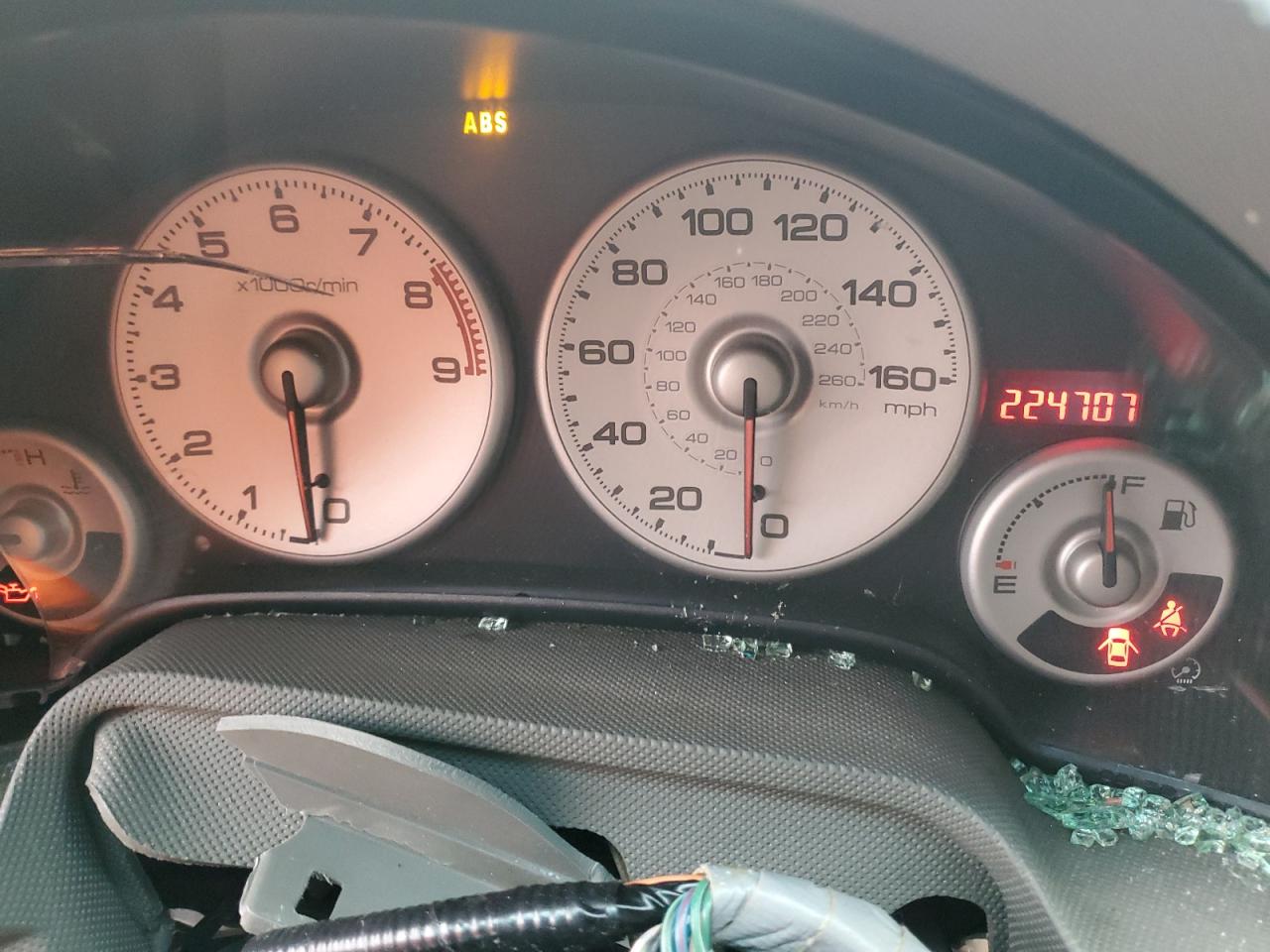 2003 Acura RSX VIN JH4DC53083S001132 Copart auction photo, all over / undercarriage damage thumbnail 9