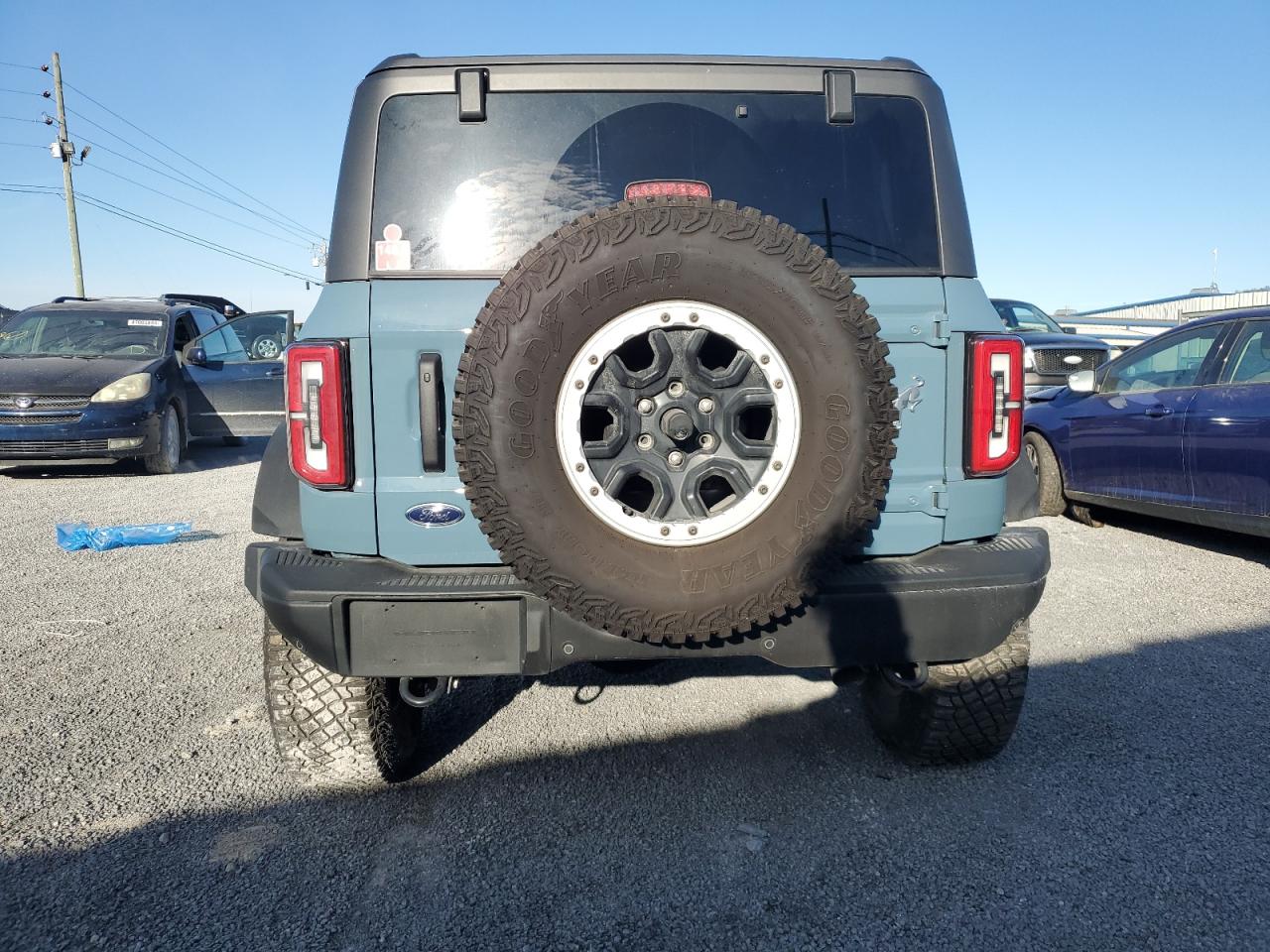 2023 Ford Bronco VIN 1FMEE5DP3PLA94441 Copart auction photo, front end damage thumbnail 6