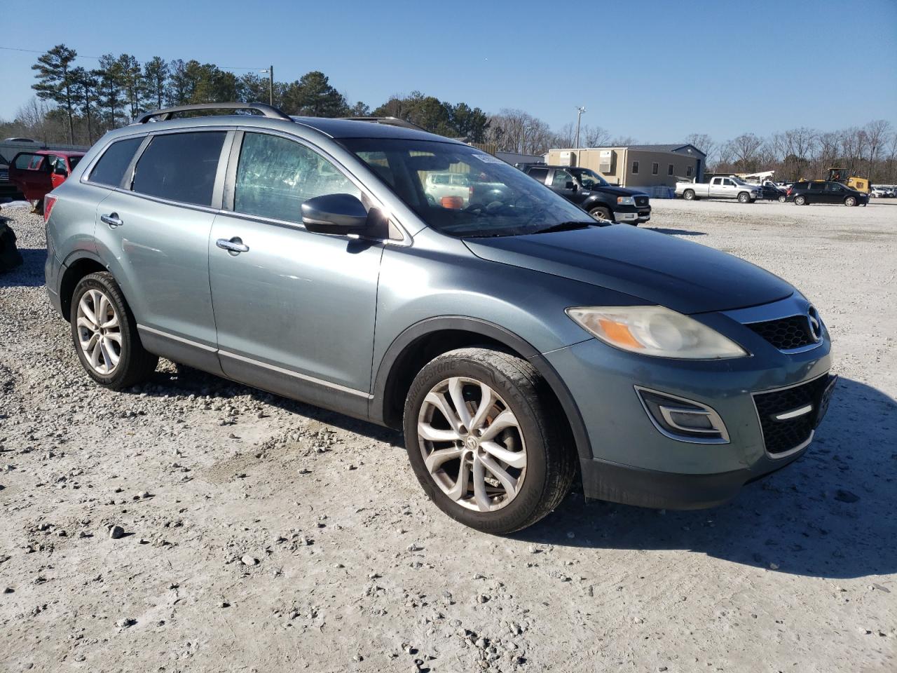 2012 Mazda CX-9 VIN JM3TB2DA6C0358673 Copart auction photo, side / rear end damage thumbnail 4