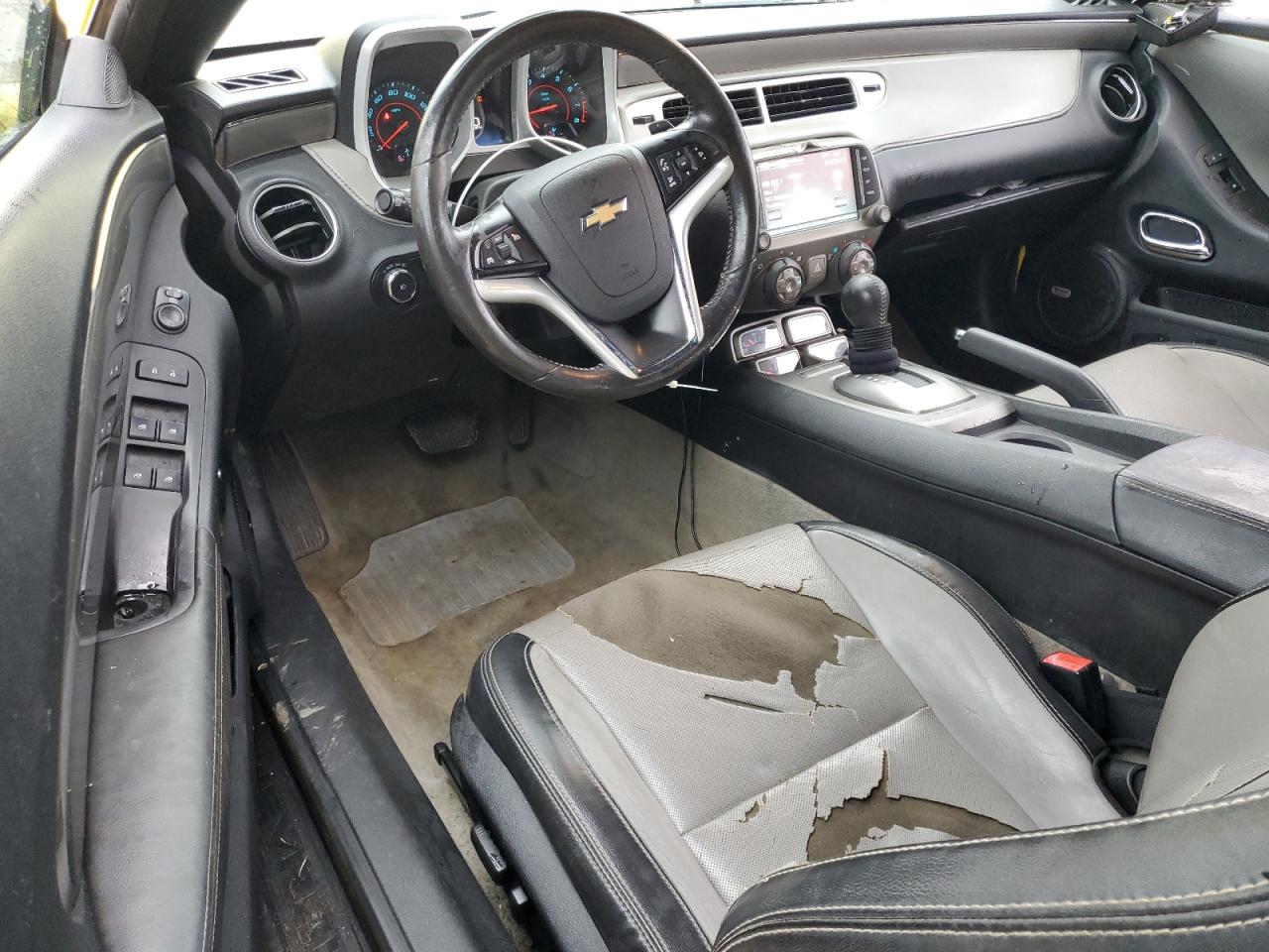 2014 Chevrolet Camaro VIN 2G1FC3D35E9286523 Copart auction photo, side / front end damage thumbnail 8