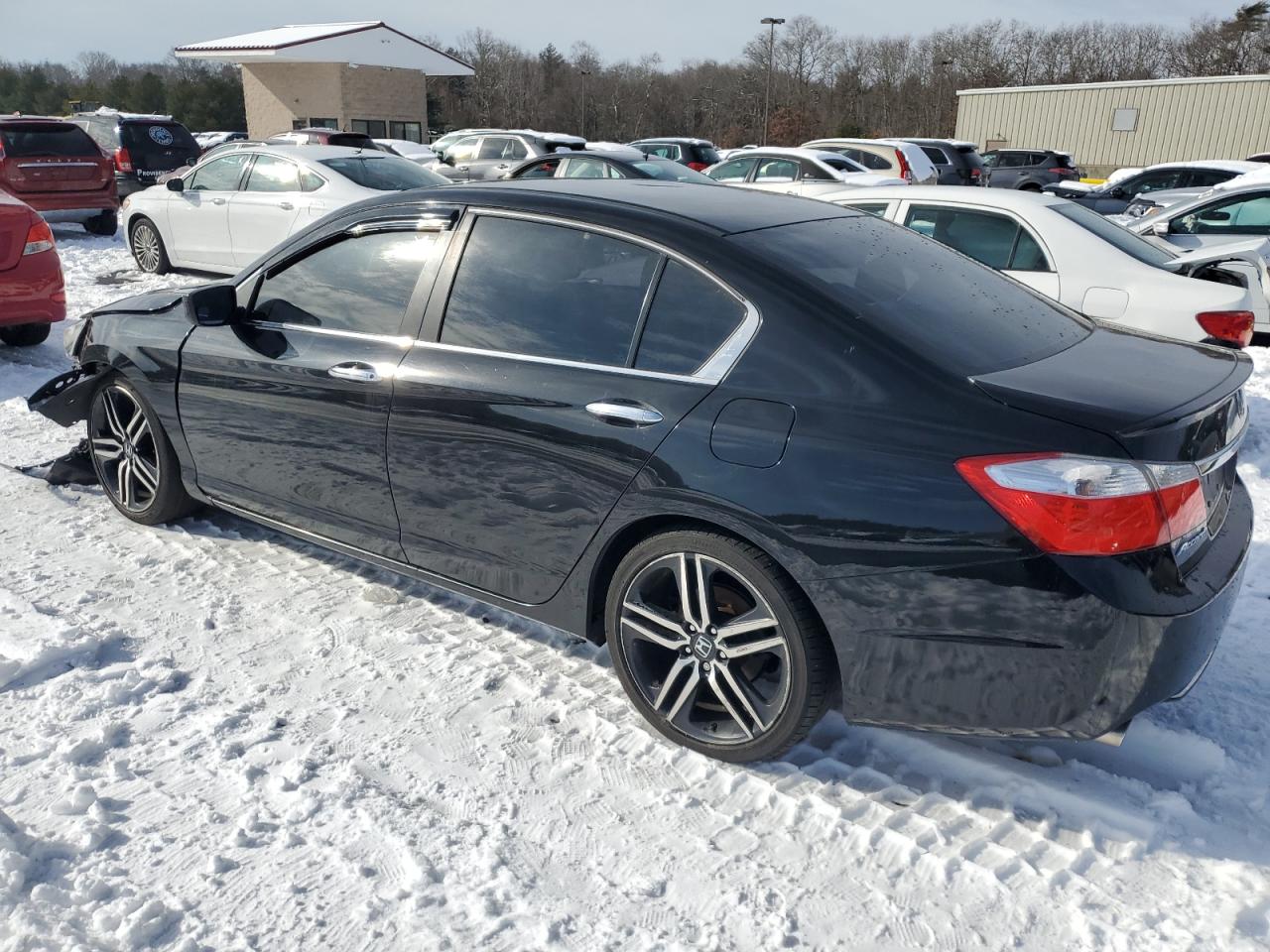 2014 Honda Accord VIN 1HGCR2F54EA119562 Copart auction photo, front end / minor dent/scratches damage thumbnail 2