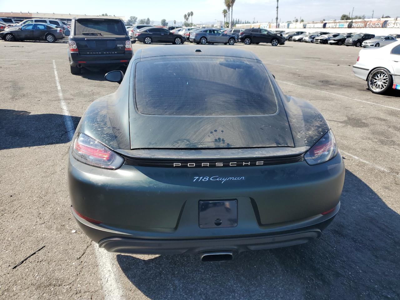 2018 Porsche Cayman VIN WP0AA2A89JK261618 Copart auction photo, side / undercarriage damage thumbnail 6