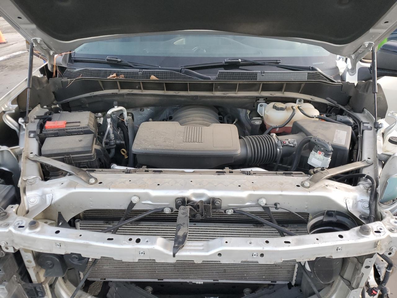 2021 Chevrolet Silverado VIN 3GCPYFEDXMG215327 Copart auction photo, undercarriage / front end damage thumbnail 11