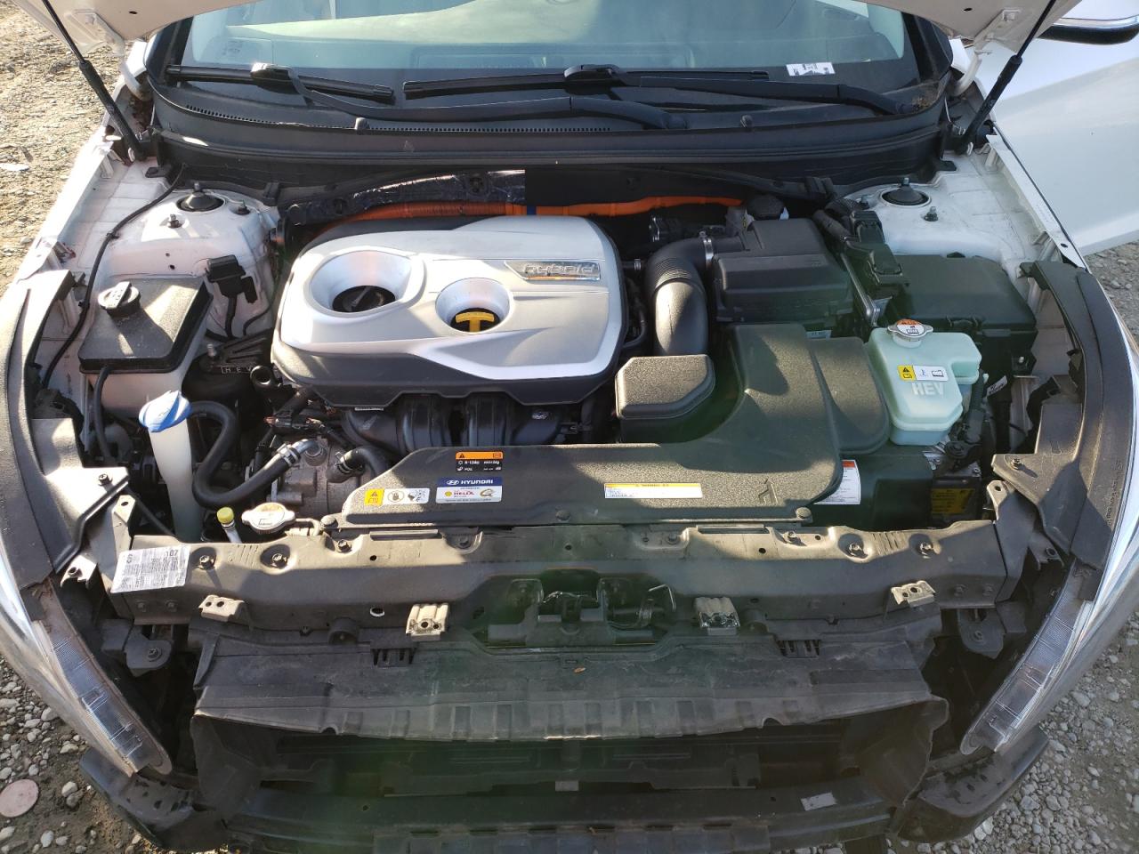 2017 Hyundai Sonata VIN KMHE24L12HA044448 Copart auction photo, front end damage thumbnail 11