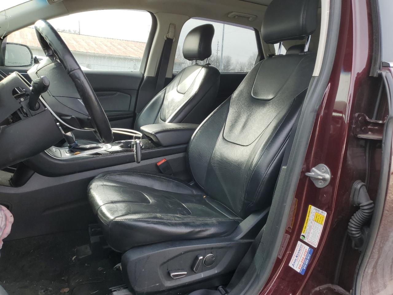 2017 Ford Edge VIN 2FMPK4K87HBC40185 Copart auction photo, front end damage thumbnail 7