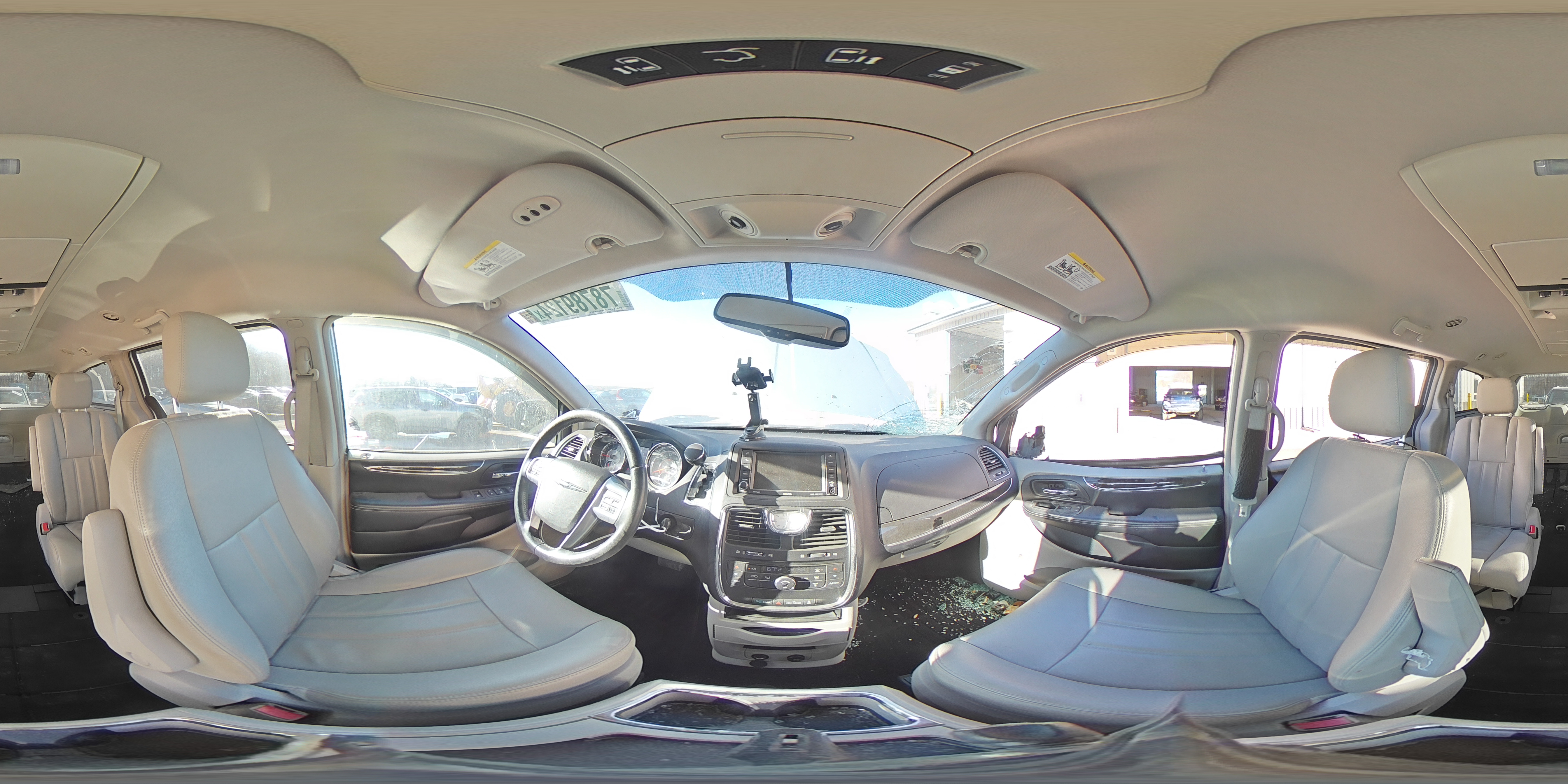 2013 Chrysler Town & Country VIN 2C4RC1BG7DR541265 Copart auction photo, side / front end damage thumbnail 16