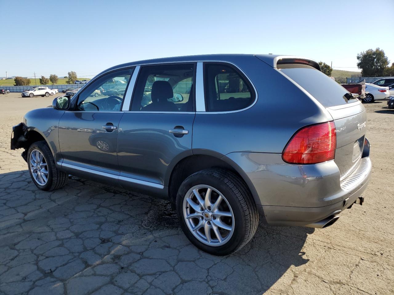 2005 Porsche Cayenne VIN WP1AB29P95LA62169 Copart auction photo, front end / side damage thumbnail 2