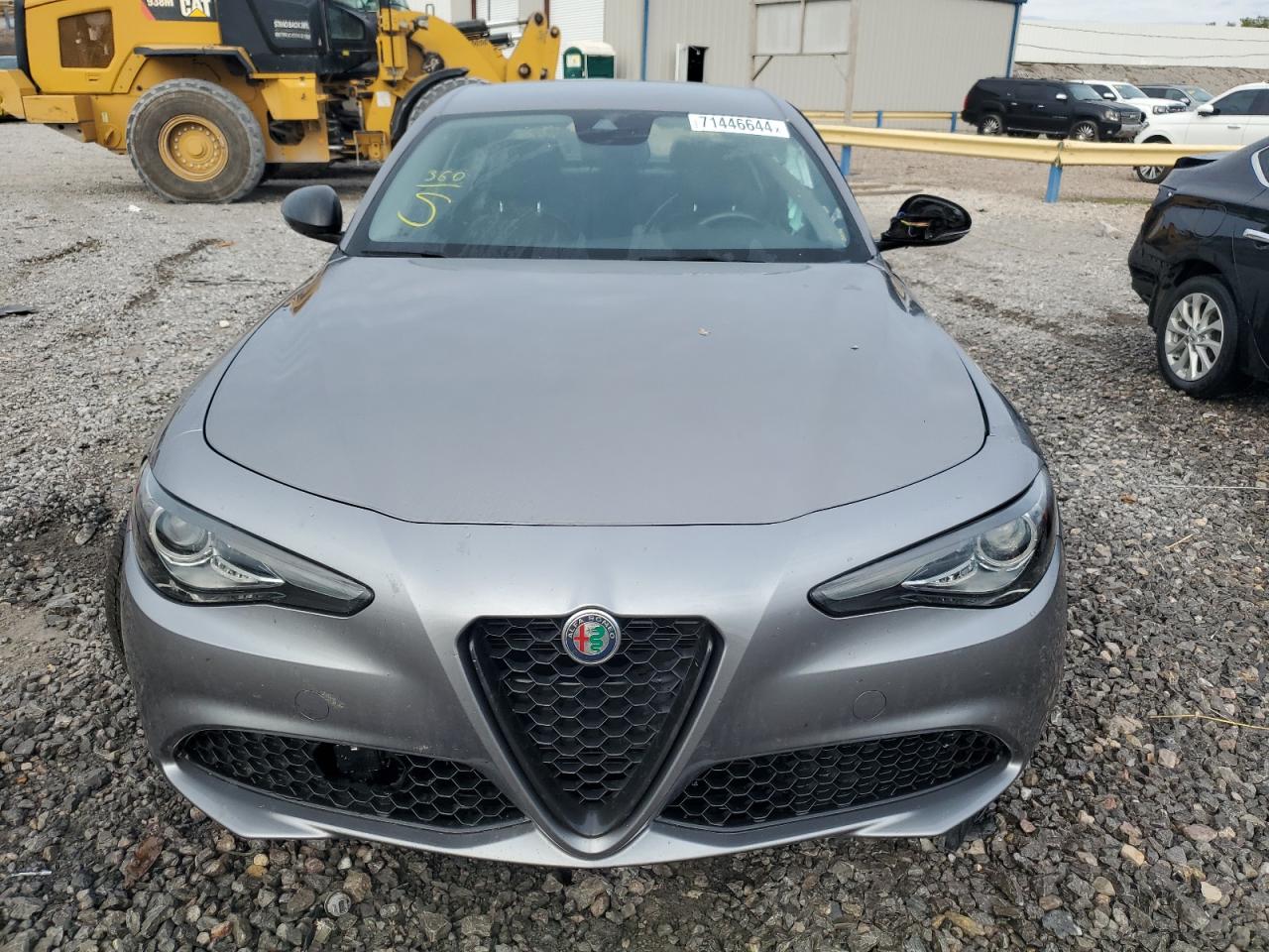 2020 Alfa Romeo Giulia VIN ZARFAMAN2L7634789 Copart auction photo, side / front end damage thumbnail 5