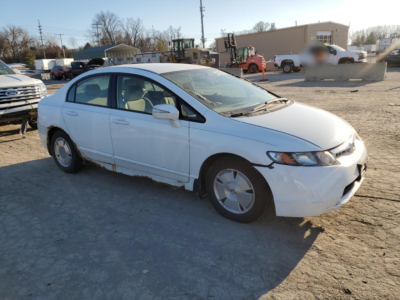 2007 Honda Civic VIN JHMFA36227S009636 Copart auction photo, front end / normal wear damage thumbnail 4