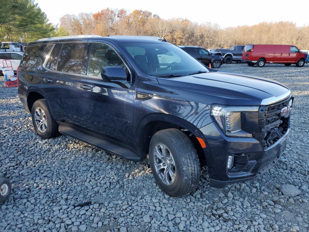 2022 GMC Yukon VIN 1GKS2AKD2NR282657 Copart auction photo, front end damage thumbnail 4