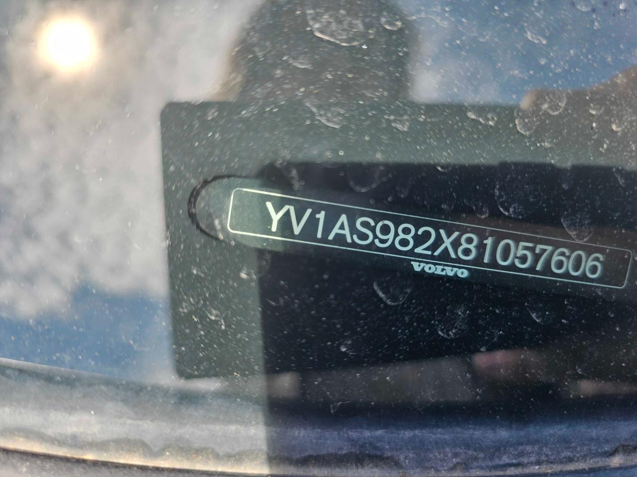 2008 Volvo S80 VIN YV1AS982X81057606 Copart auction photo, minor dent/scratches / normal wear damage thumbnail 10