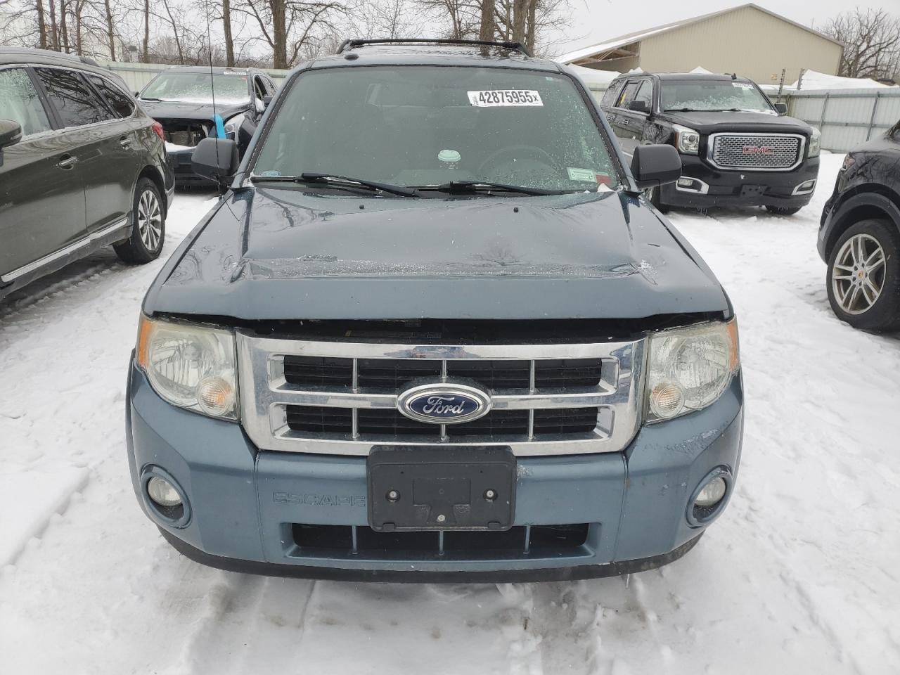 2012 Ford Escape VIN 1FMCU9DG9CKC74301 Copart auction photo, front end damage thumbnail 5