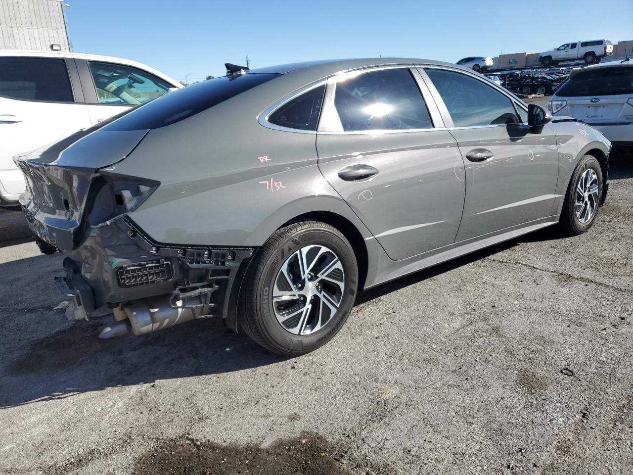 2023 Hyundai Sonata VIN KMHL24JJ1PA061430 Copart auction photo, front end damage thumbnail 3