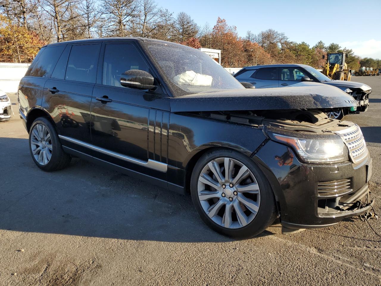 2015 Land Rover Range Rover VIN SALGS2TF2FA236746 Copart auction photo, front end / frame damage damage thumbnail 4