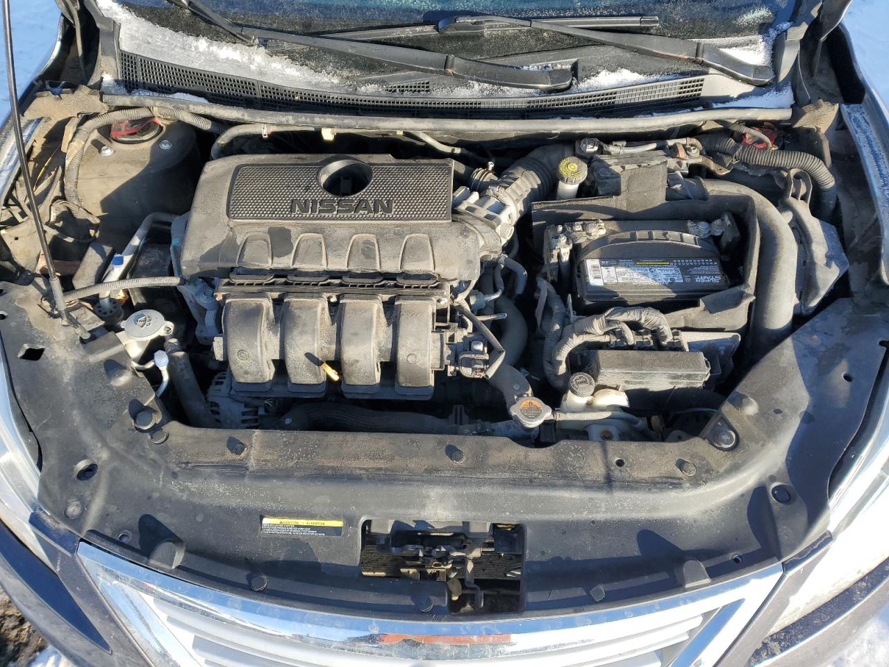 2015 Nissan Sentra VIN 3N1AB7AP7FL694865 Copart auction photo, side / rear end damage thumbnail 11