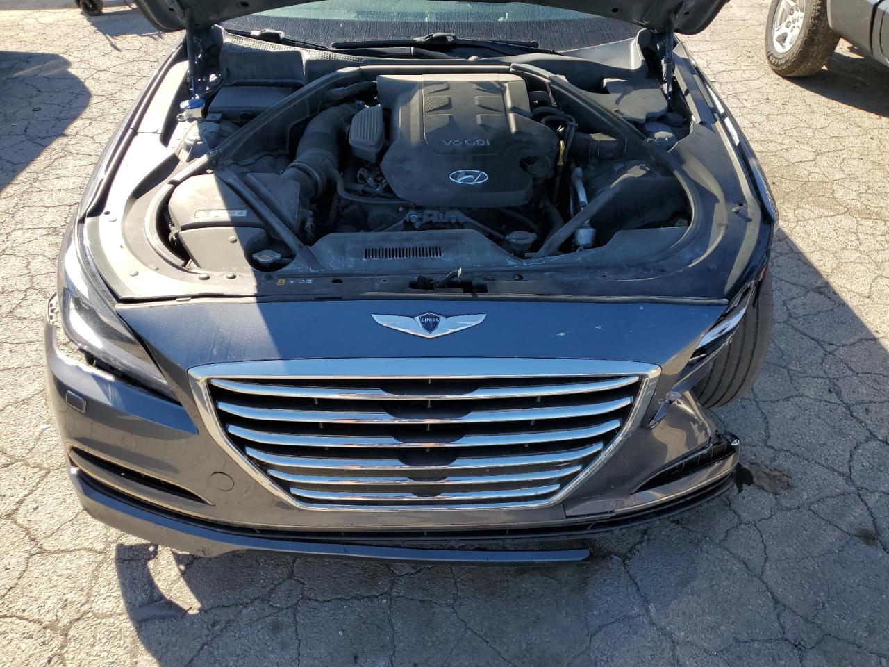 2015 Hyundai Genesis VIN KMHGN4JE9FU059398 Copart auction photo, front end damage thumbnail 13