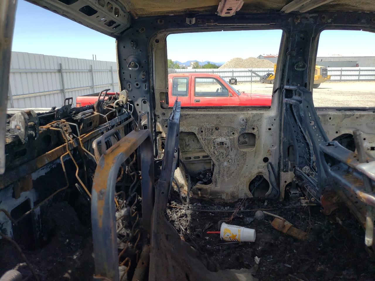 2021 Chevrolet Silverado VIN 1GC4YTEY0MF280080 Copart auction photo, burn damage thumbnail 10