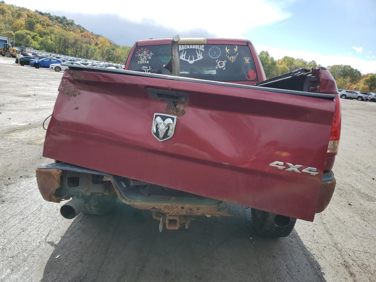 2013 RAM 1500 VIN 1C6RR7KTXDS511343 Copart auction photo, rollover damage thumbnail 6