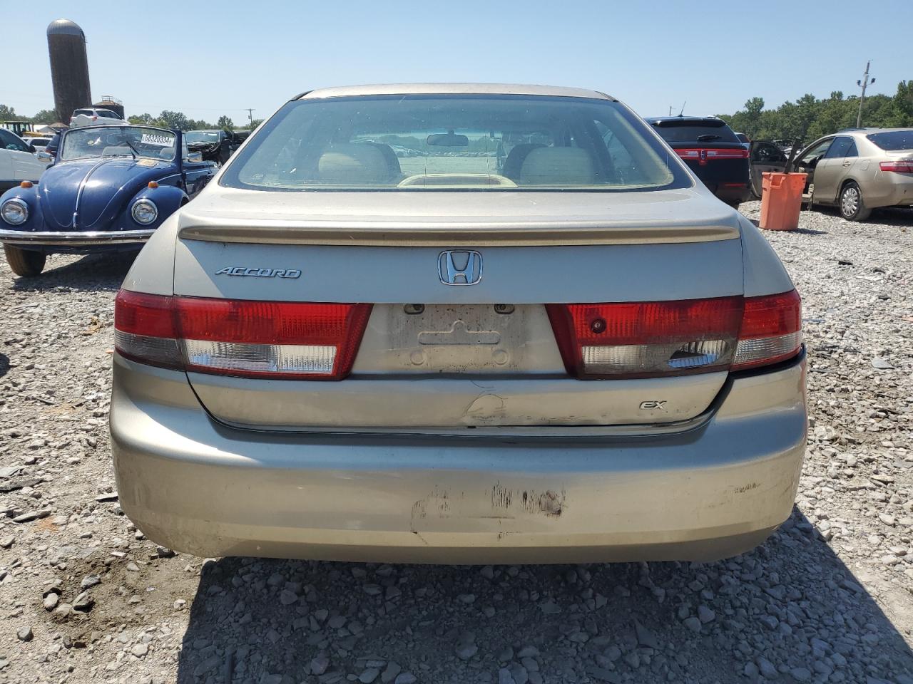 2003 Honda Accord VIN JHMCM56633C058504 Copart auction photo, side / rear end damage thumbnail 6