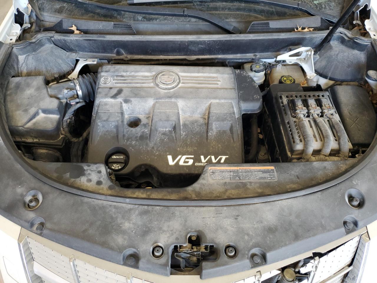 2012 Cadillac SRX VIN 3GYFNFE38CS657492 Copart auction photo, front end / side damage thumbnail 12