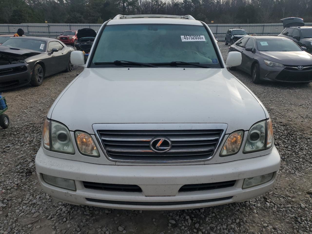 2005 Lexus LX VIN JTJHT00WX53555085 Copart auction photo, mechanical damage thumbnail 5