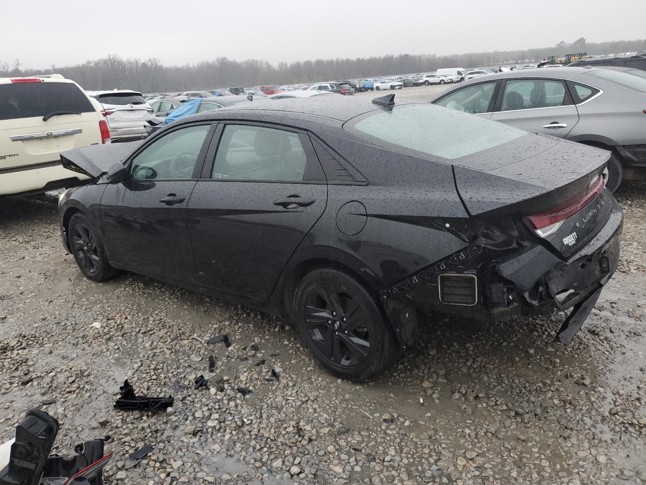 2022 Hyundai Elantra VIN KMHLM4AG2NU244586 Copart auction photo, front end / rear end damage thumbnail 2