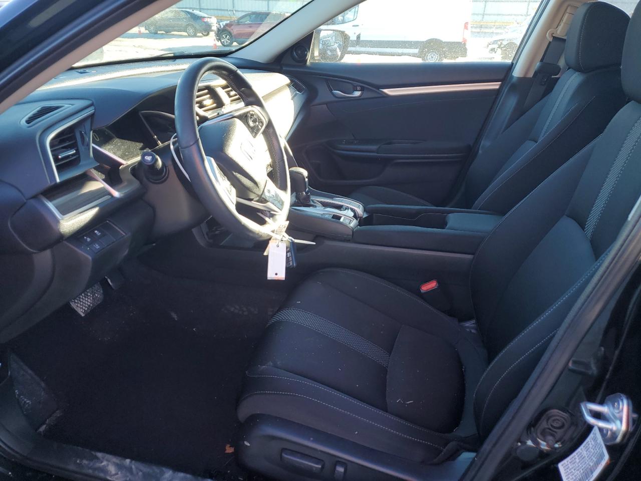 2021 Honda Civic VIN 19XFC1F3XME009276 Copart auction photo, rear end damage thumbnail 7