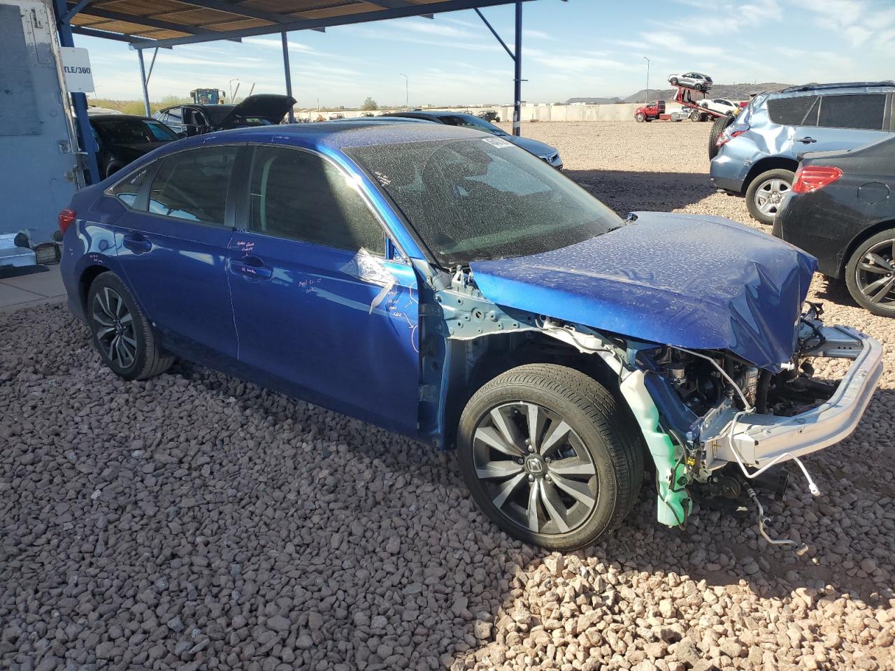 2024 Honda Civic VIN 2HGFE1F77RH313983 Copart auction photo, front end damage thumbnail 4