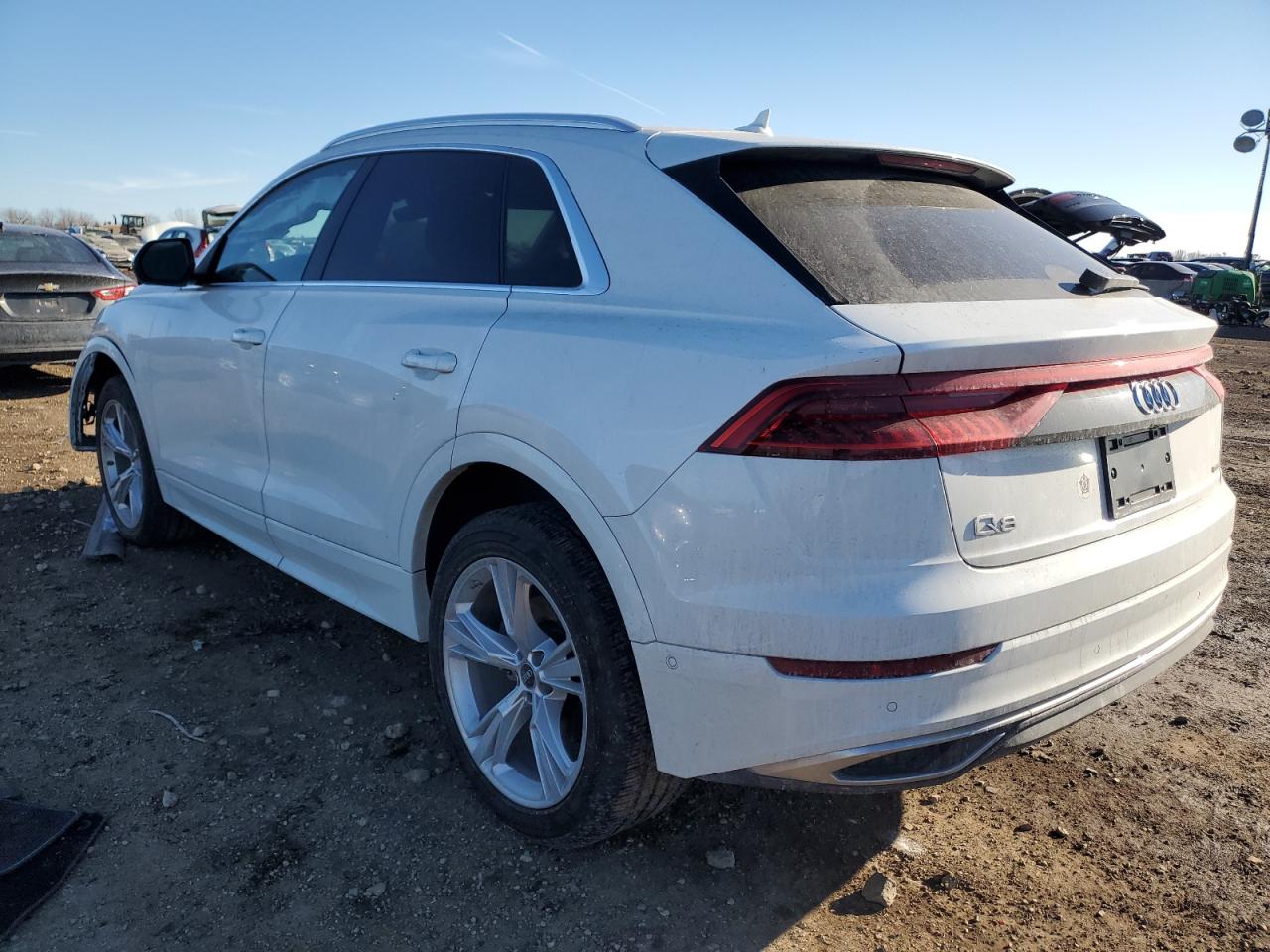 2023 Audi Q8 VIN WA1AVBF1XPD024739 Copart auction photo, front end damage thumbnail 2