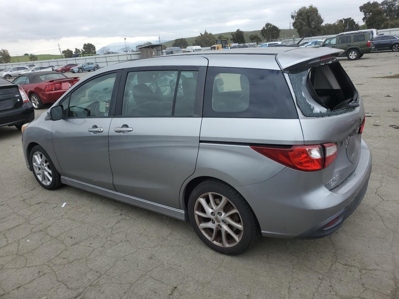 2012 Mazda 5 VIN JM1CW2DL7C0134584 Copart auction photo, rear end damage thumbnail 2