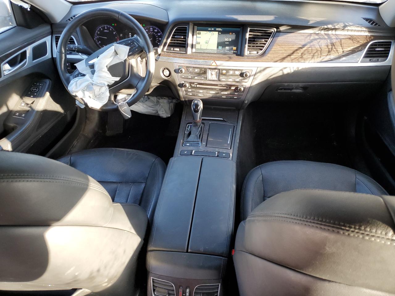 2016 Hyundai Genesis VIN KMHGN4JE7GU130745 Copart auction photo, front end / side damage thumbnail 8