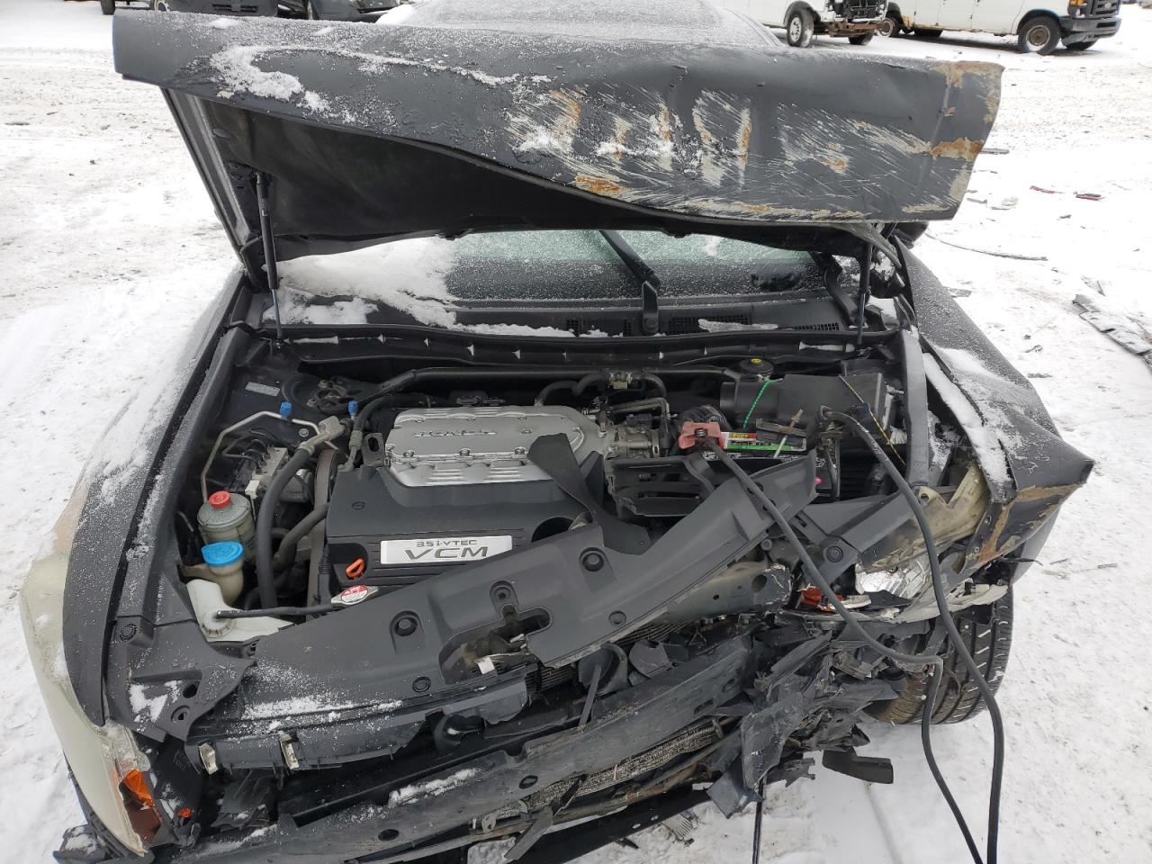 2011 Honda Accord VIN 1HGCP3F84BA032424 Copart auction photo, front end damage thumbnail 12